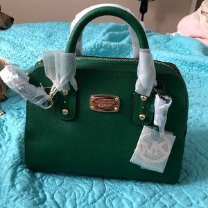 PRETTY Irish green MK Handbag